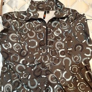 Size small half zip top